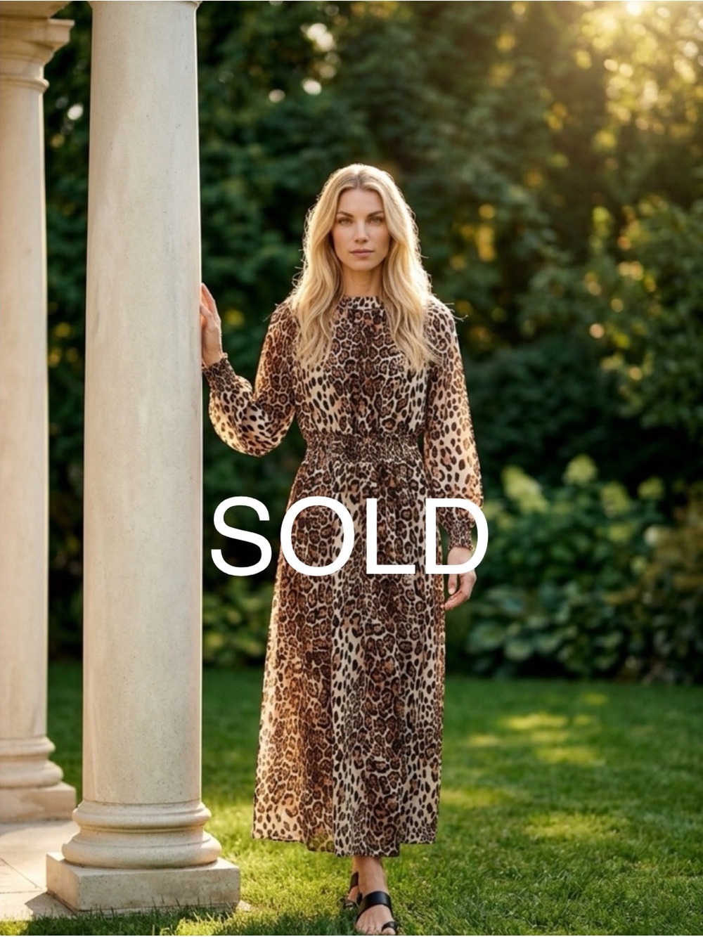 SOLD 🐆Leopard Print Long Dress